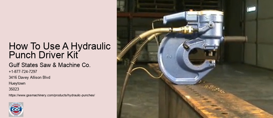 Hydraulic Knockout Punches