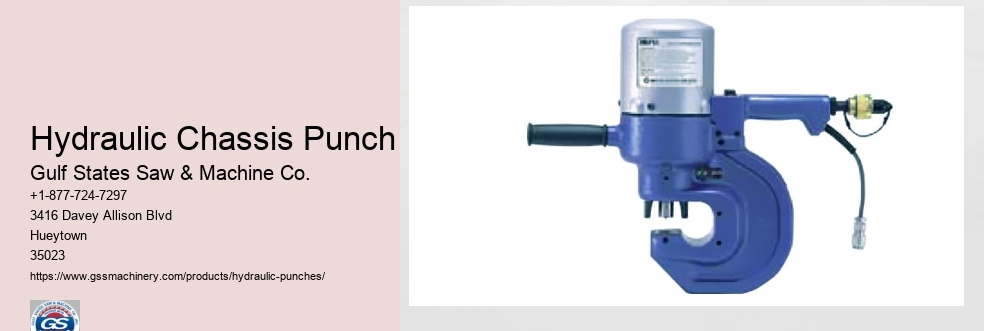 Hydraulic Chassis Punch